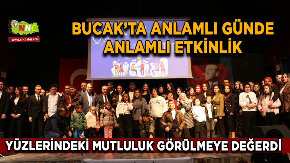 Bucak'ta anlamlı günde Şehit Akif Altay Özel Eğitim Uygulama Okulu'ndan anlamlı etkinlik 