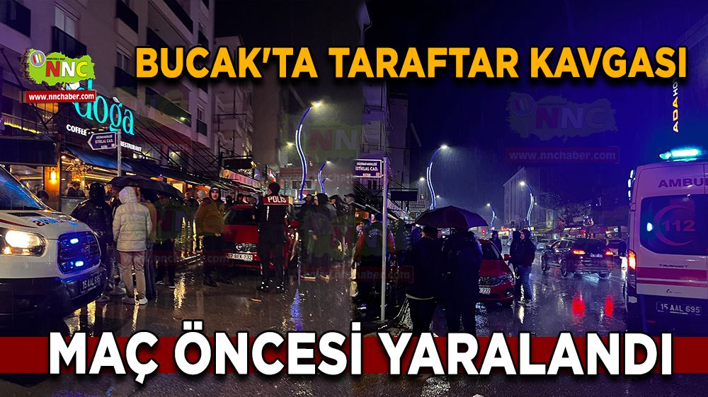 Bucak'ta taraftar kavgası maç öncesi yaralandı