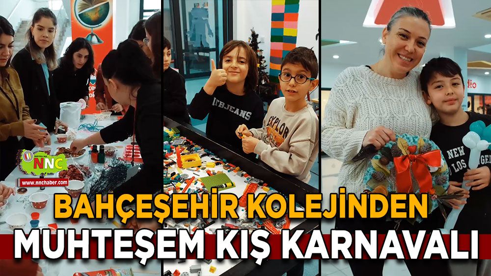 Burdur Bahçeşehir Kolejinden muhteşem kış karnavalı