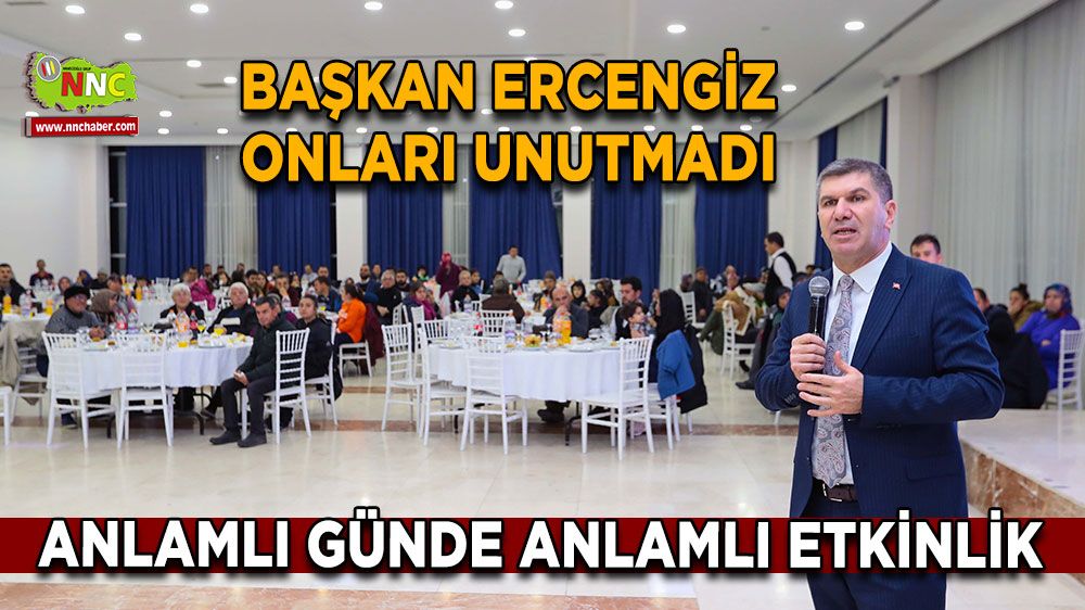 Burdur Belediyesinden Dünya Engelliler Günü’nde Özel Akşam Yemeği