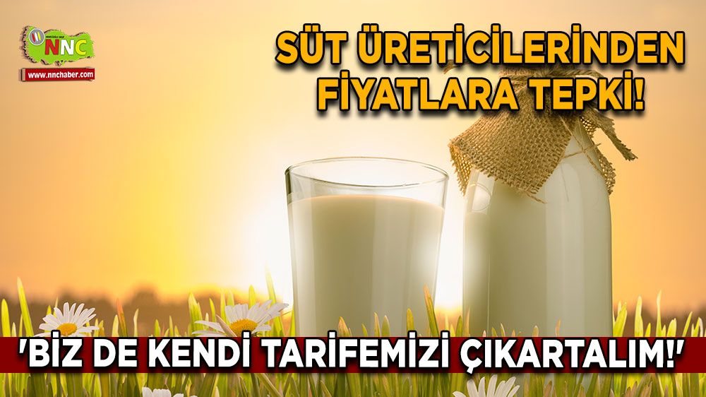 Çiğ süt zammı sonrasında tepkiler 'Biz de kendi tarifemizi çıkartalım!'