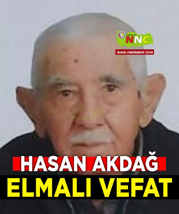 Elmalı Vefat Hasan Akdağ