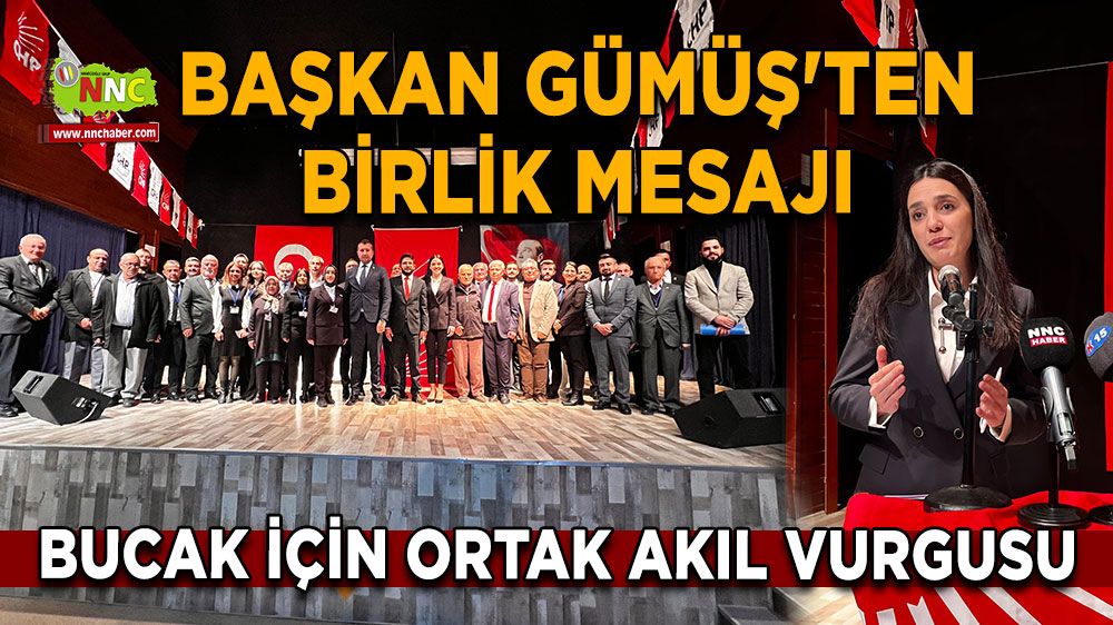  Hülya Gümüş'ten birlik mesajı Bucak için ortak akıl vurgusu