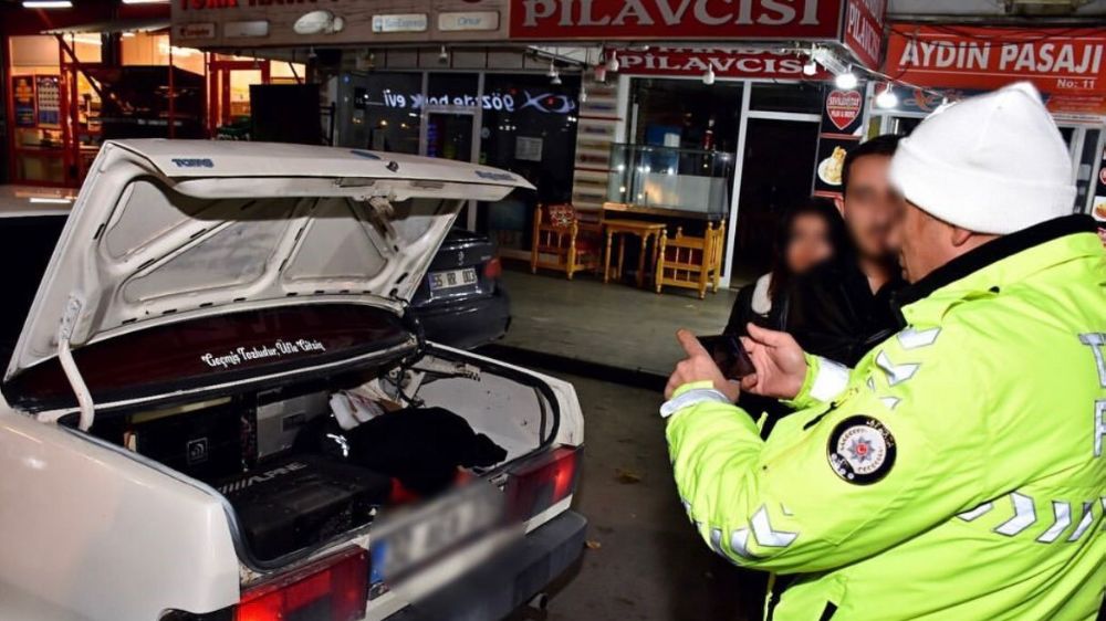 Isparta'da abartı egzoz ve modifiyeli araçlara yönelik denetim