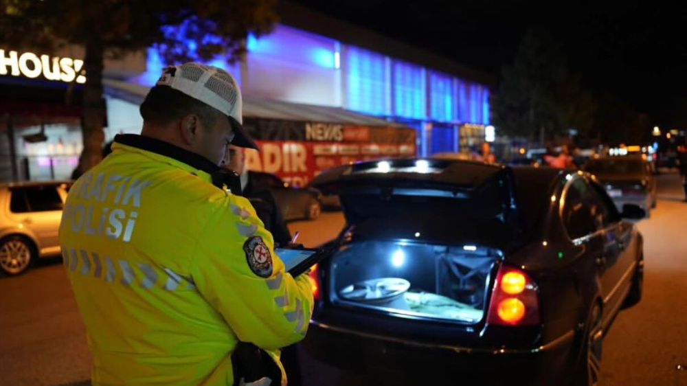 Isparta’da trafik denetimi 39 Sürücüye ceza, 2 araç trafikten men edildi