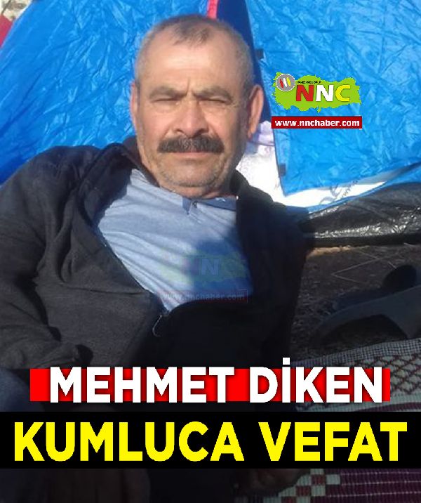 Kumluca Vefat Mehmet Diken