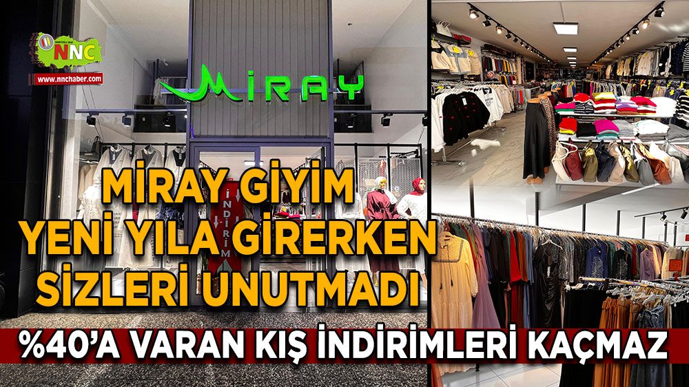 Miray Giyim'de %40’a varan kış indirimleri kaçmaz