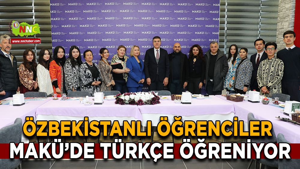 Özbekistanlı öğrenciler MAKÜ’de türkçe öğreniyor