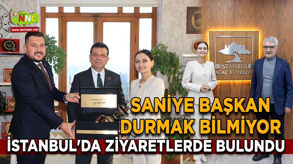 Saniye Başkan durmak bilmiyor İstanbul'da ziyaretlerde bulundu