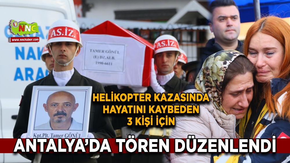 Şehitler İçin Antalya'da duygu dolu anma töreni