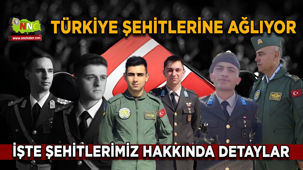 Türkiye şehitlerine ağlıyor İşte şehitlerimiz hakkında detaylar