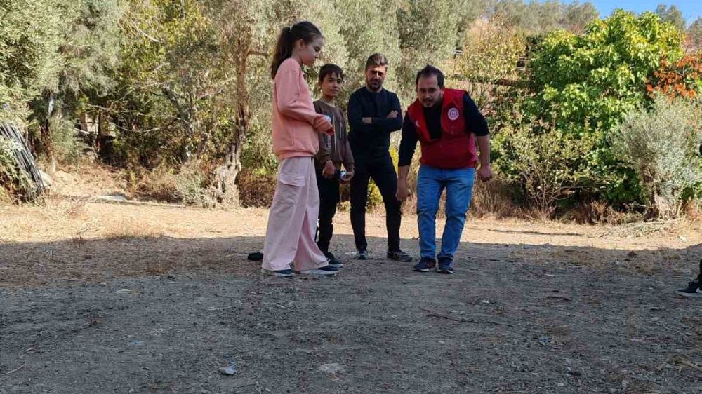 Ula’nın çocuklarından Bocce sporuna yoğun ilgi.