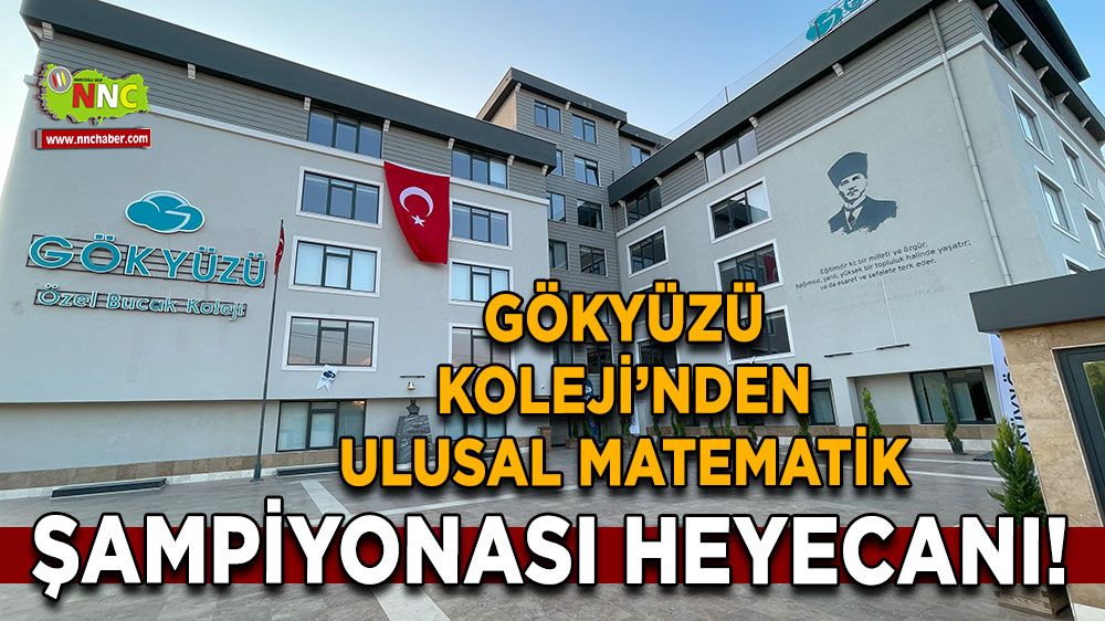 Ulusal Matematik Şampiyonası Gökyüzü Koleji’nde!