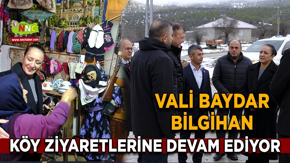 Vali Baydar Bilgihan, köy ziyaretlerine devam ediyor