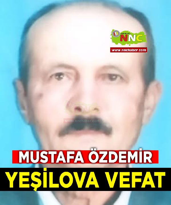 Yeşilova Vefat Mustafa Özdemir 