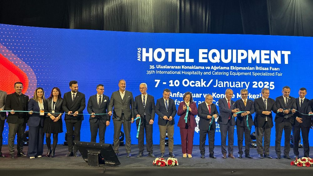 35. Uluslararası Hotel ekipmanları fuarı açıldı Sektör 420 milyar euro ticaret kapasitesine ulaşıyor