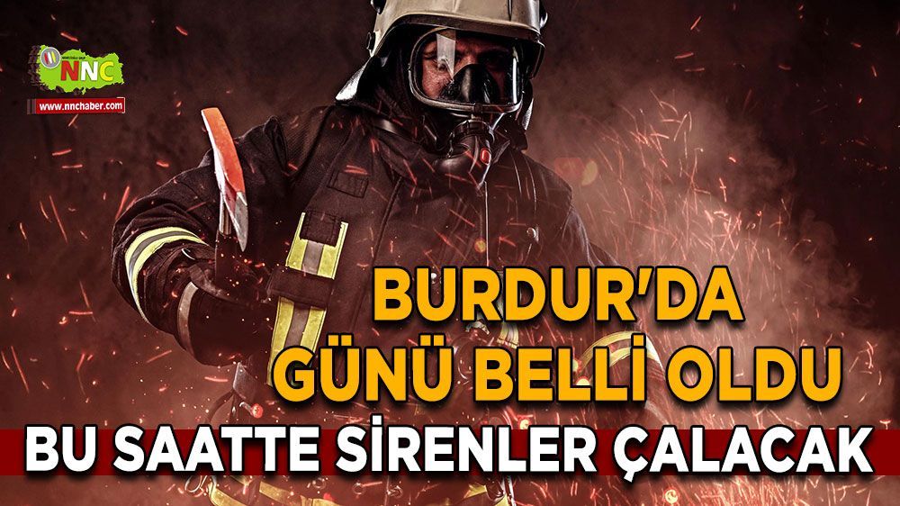 Afet bilincini artırmak için Burdur'da deprem tatbikatı düzenleniyor