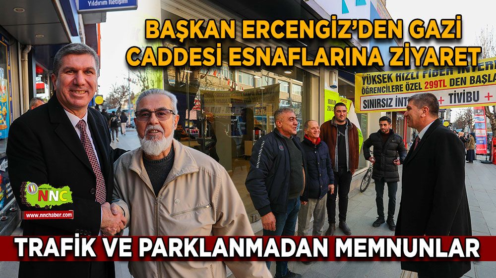 Ali Orkun Ercengiz, esnafla görüştü! Trafik ve park memnuniyetlerini dinledi