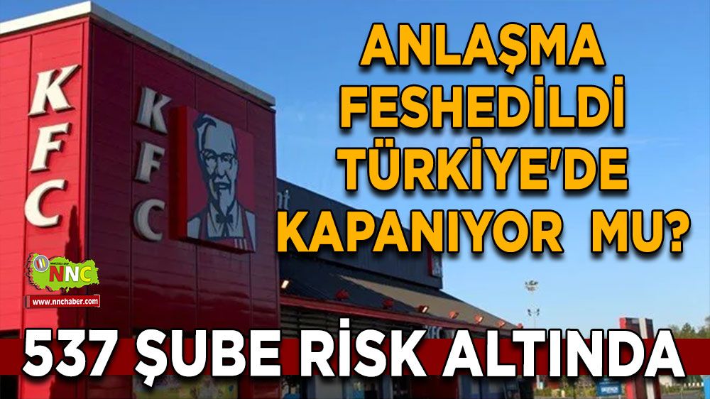 Anlaşma feshedildi Türkiye'de kapanıyor mu? 537 şube risk altında