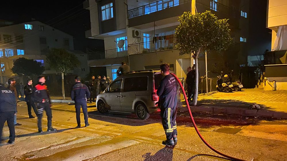 Antalya'da motosiklet tartışması krize dönüştü Kendini ve aracı yakmakla tehdit etti