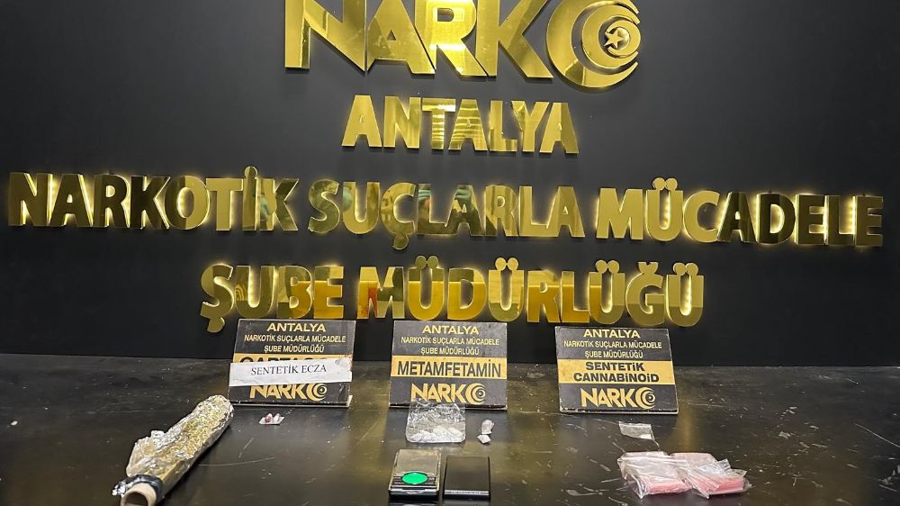 Antalya'da narkotik operasyonları 19 şahıs tutuklandı