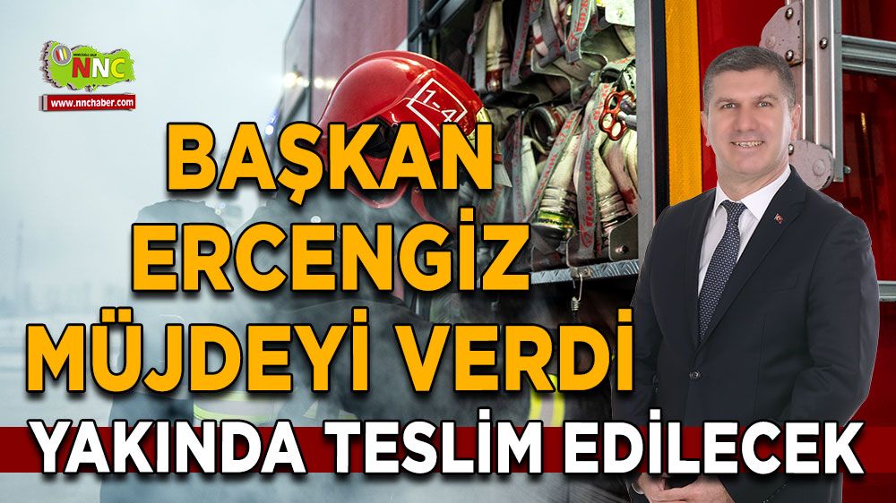 Başkan Ercengiz müjdeyi verdi Yakında teslim edilecek