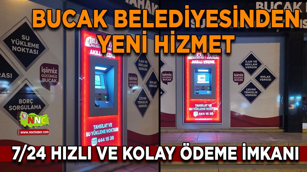 Bucak Belediyesi Akıllı Vezne Cihazları ile 7/24 Hızlı ve Kolay Ödeme İmkanı