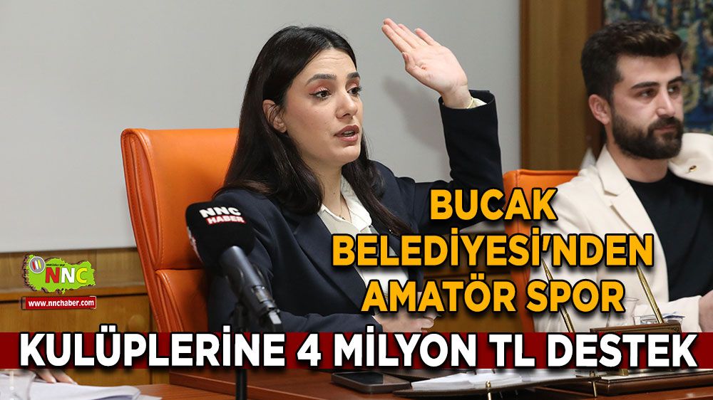 Bucak Belediyesi'nden amatör spor kulüplerine 4 milyon TL destek