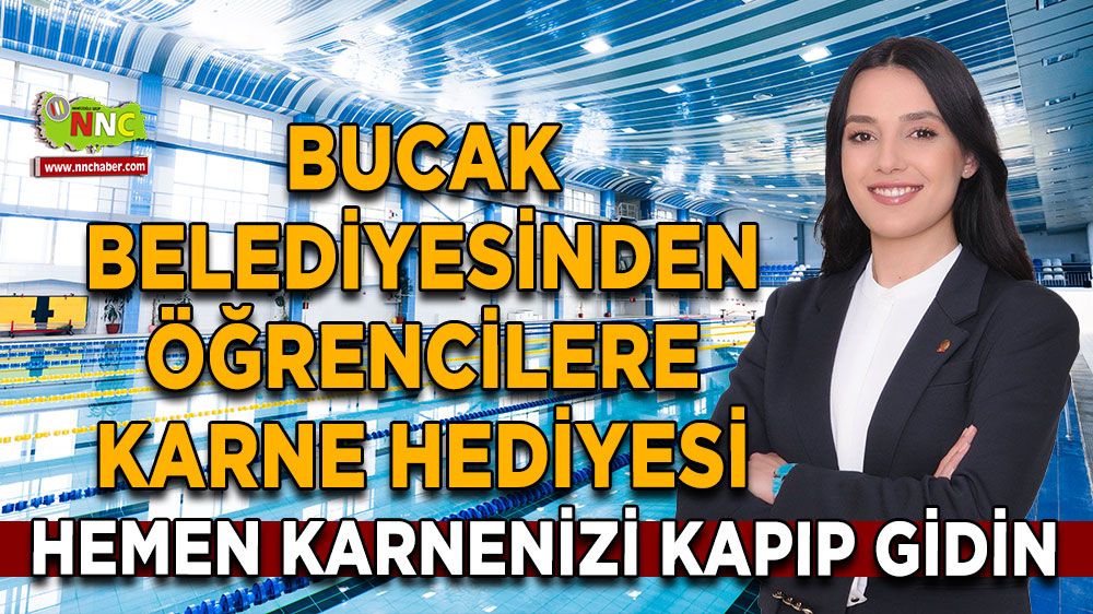 Bucak Belediyesinden öğrencilere karne hediyesi