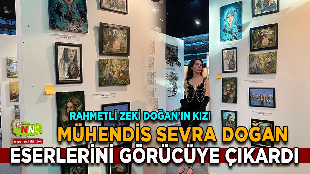 Bucaklı Sevra Doğan eserlerini görücüye çıkardı