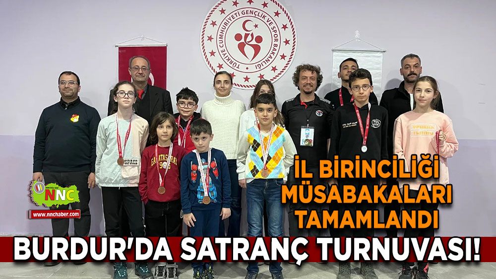 Burdur'da satranç turnuvası! İl birinciliği müsabakaları tamamlandı İşte dereceler