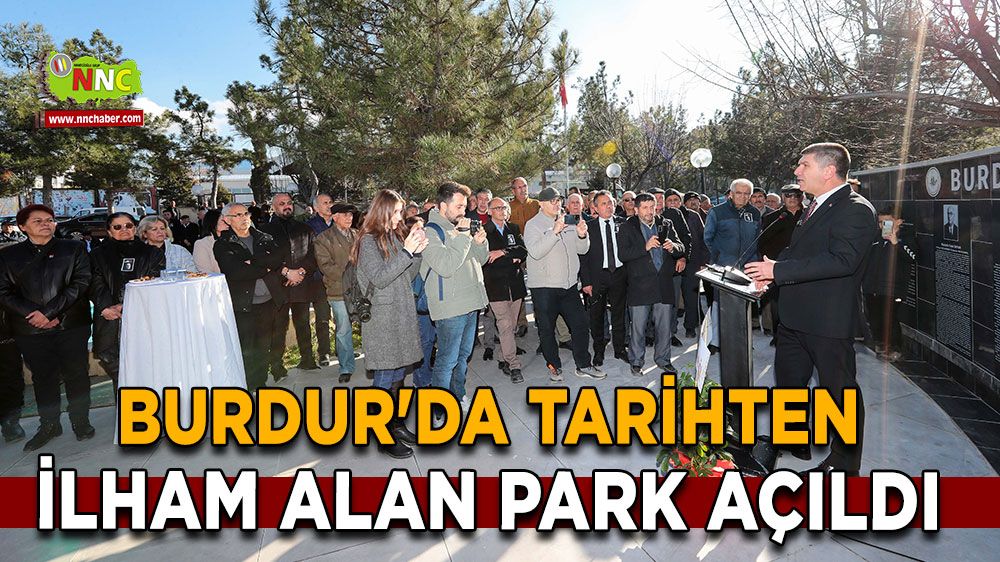 Burdur'da tarihten ilham alan park açıldı 