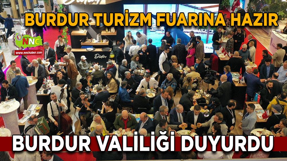 Burdur turizm fuarına hazır Burdur Valiliği duyurdu