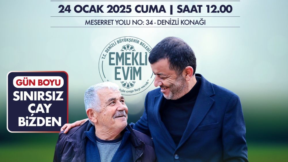 Denizli’de emekliler için sağlıklı ve keyifli bir yaşam alanı! Emekli Evim açılıyor