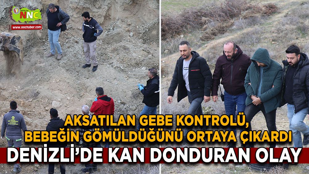 Denizli'de korkunç iddia! Ölü doğan bebeği gömdüler