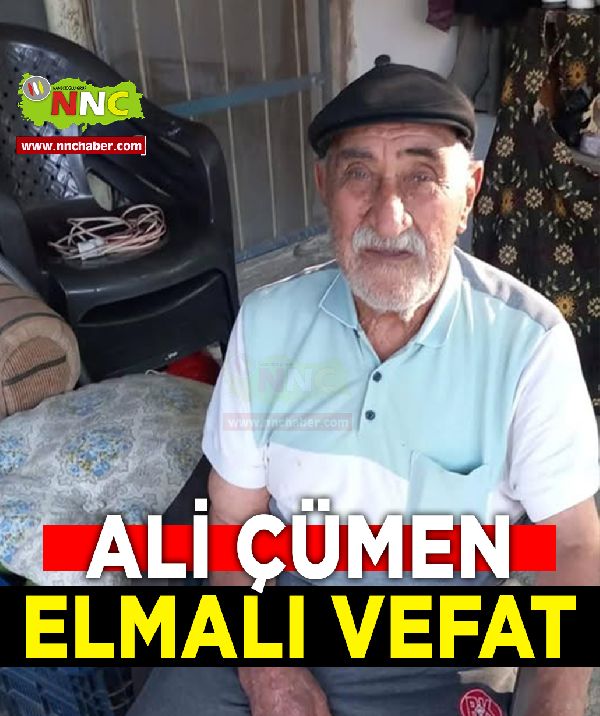 Elmalı Vefat Ali Çümen