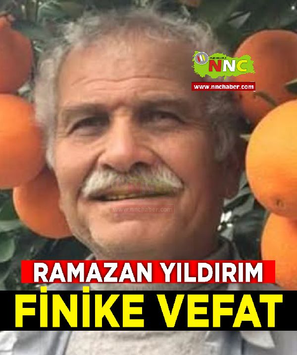 Finike Vefat Ramazan Yıldırım