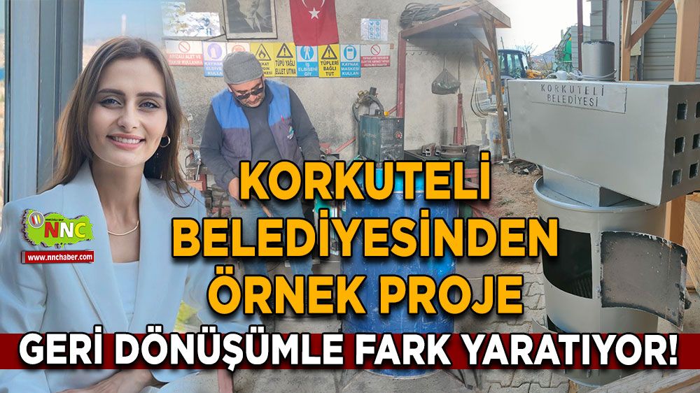 Geri dönüşümle fark yaratıyor! Korkuteli Belediyesinden örnek proje