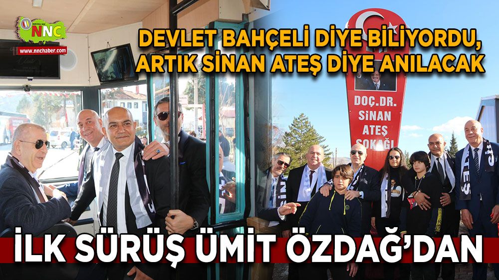 İlk sürüş Ümit Özdağ’dan Herkes Devlet Bahçeli diye biliyordu, artık Sinan Ateş diye anılacak