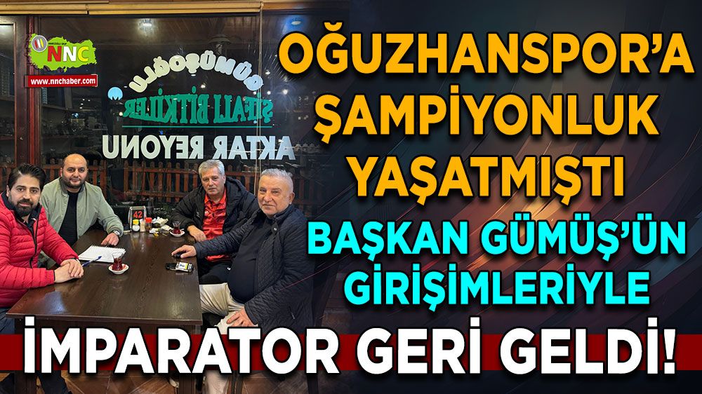 İmparator Oğuzhanspor'a geri geldi! Oğuzhanspor'un yeni hocası Nihat Baran oldu