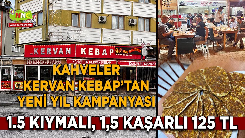 Kahveler Kervan Kebap'ta zamlara inat kampanya! Bu fiyatları kaçırmayın