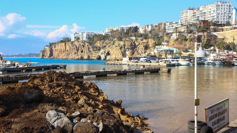 Kaleiçi Yat Limanı’nda güvenlik çalışması