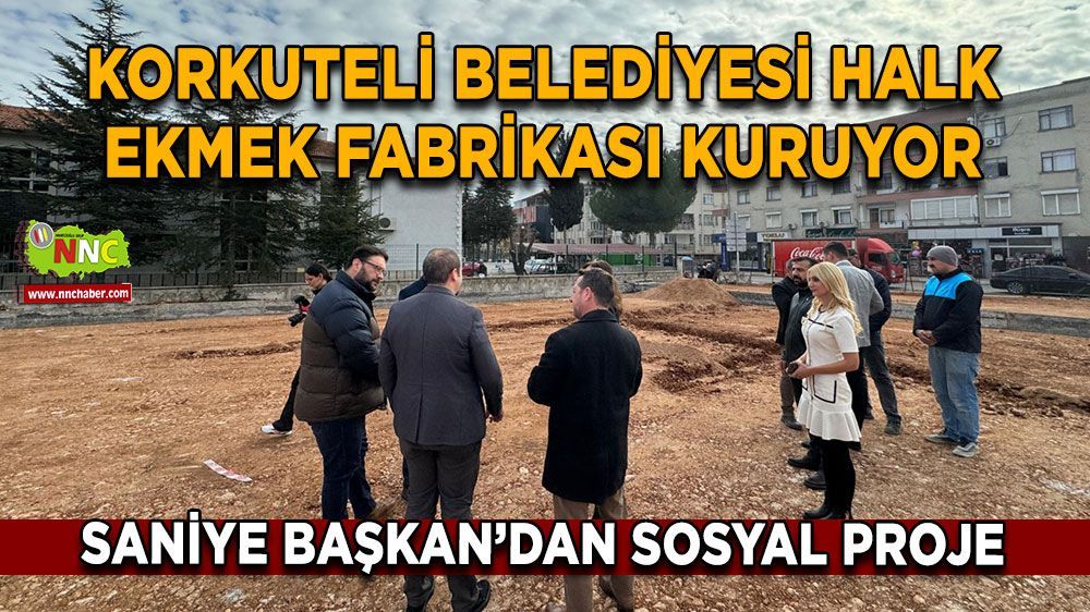 Korkuteli Belediyesi Halk Ekmek fabrikası kuruyor