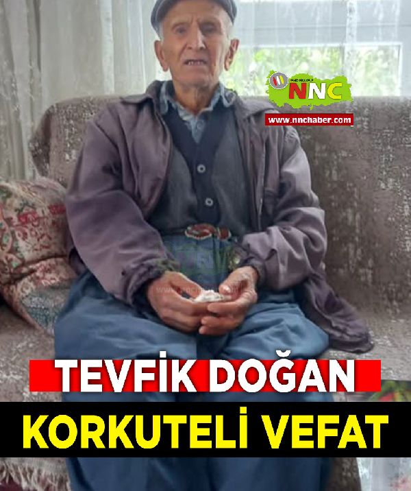 Korkuteli Vefat Tevfik Doğan