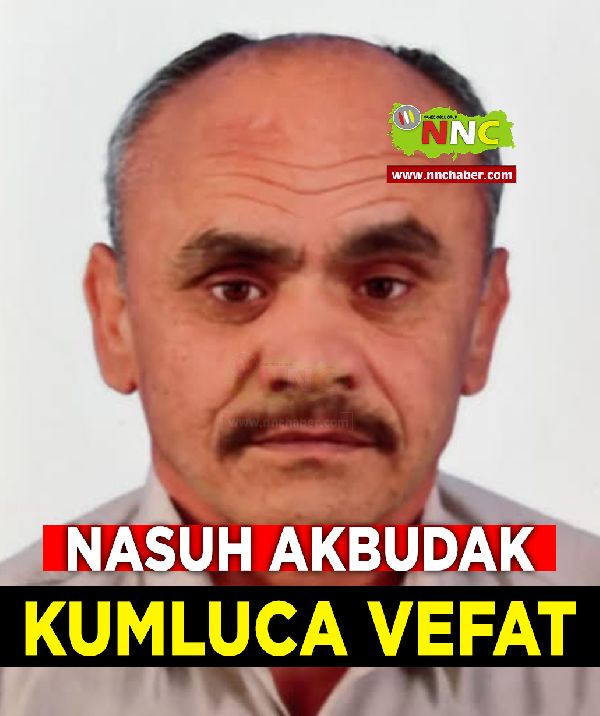 Kumluca Vefat Nasuh Akbudak