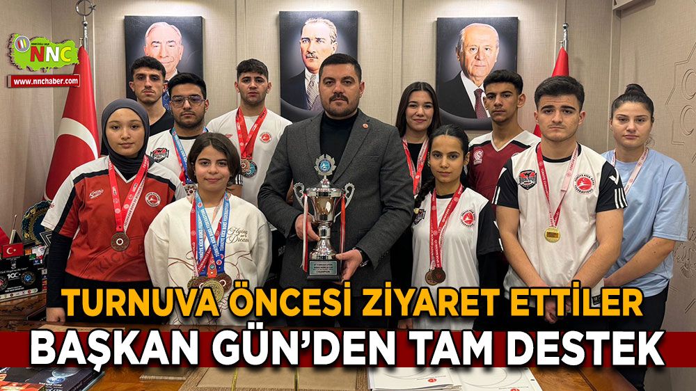 MHP Burdur İl Başkanı Mustafa Gün’den sporculara tam destek