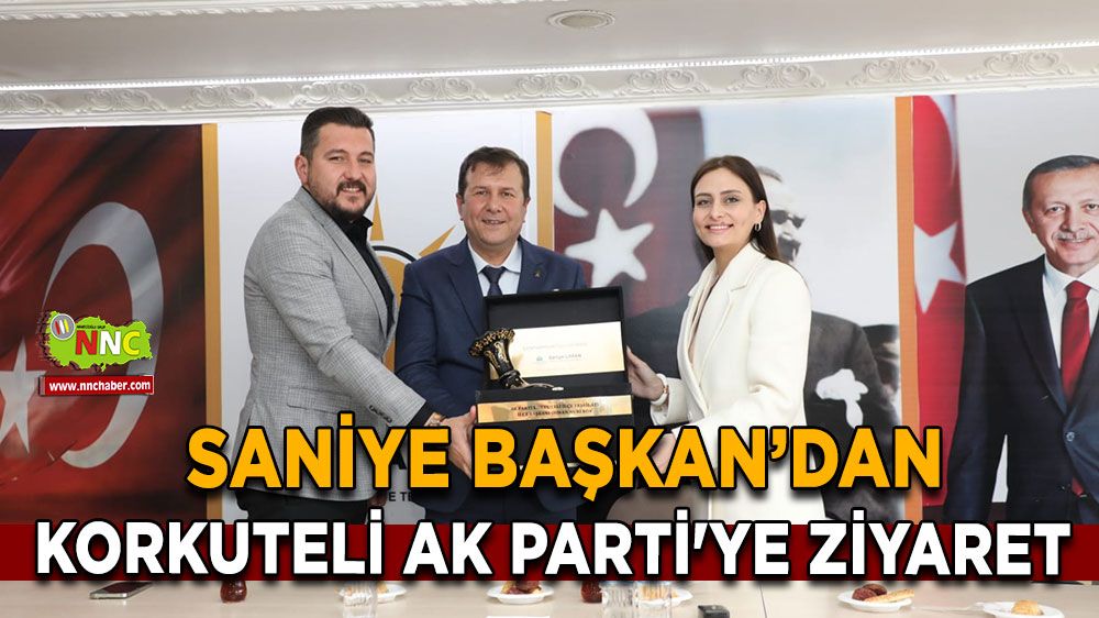 Saniye Başkan, Korkuteli AK Parti'yi ziyaret etti