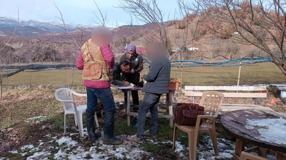 Tunceli'de kaçak avlanma ile denetim