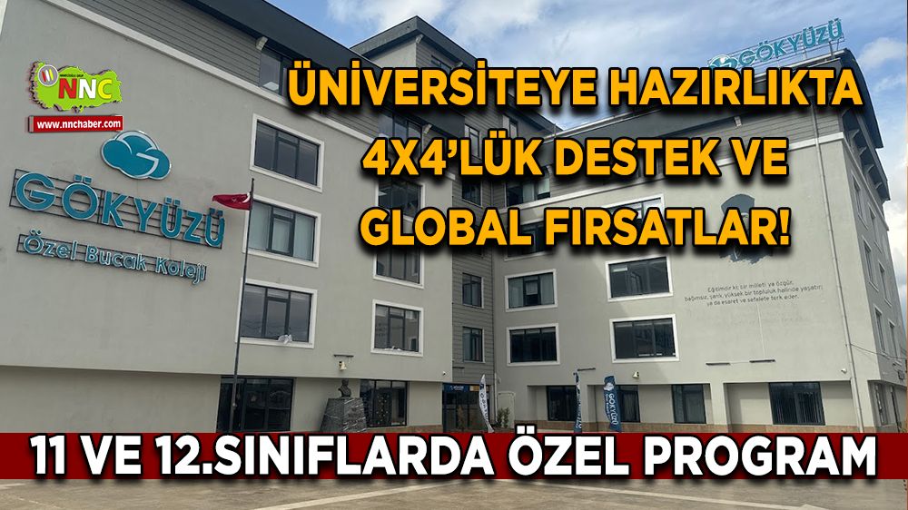 Üniversiteye hazırlıkta 4x4’lük destek ve global fırsatlar! 11 ve 12.sınıflarda özel program