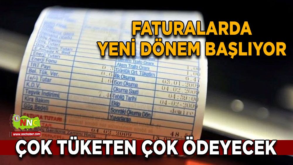 Yeni yılda faturalarda yeni dönem! Sınırı aşıyorsanız cebiniz yanacak